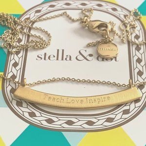 ⬇︎$22 Stella&Dot Signature Engravable for TEACHERS